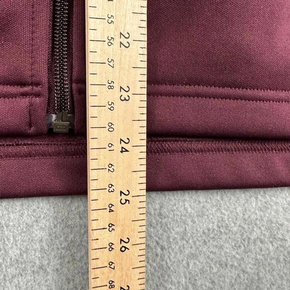 Columbia Jacket Interchange Zip Up Maroon Rain Resist XL Womens Hiking Run Warm - Picture 6 of 7